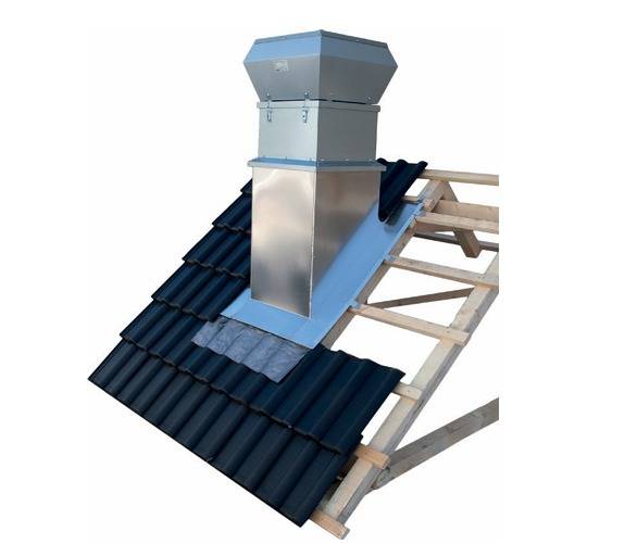 Dachlüftungsgerät f. Steildach, Ausl. 75 DVSDS-A20.1 II von Aereco - 530983