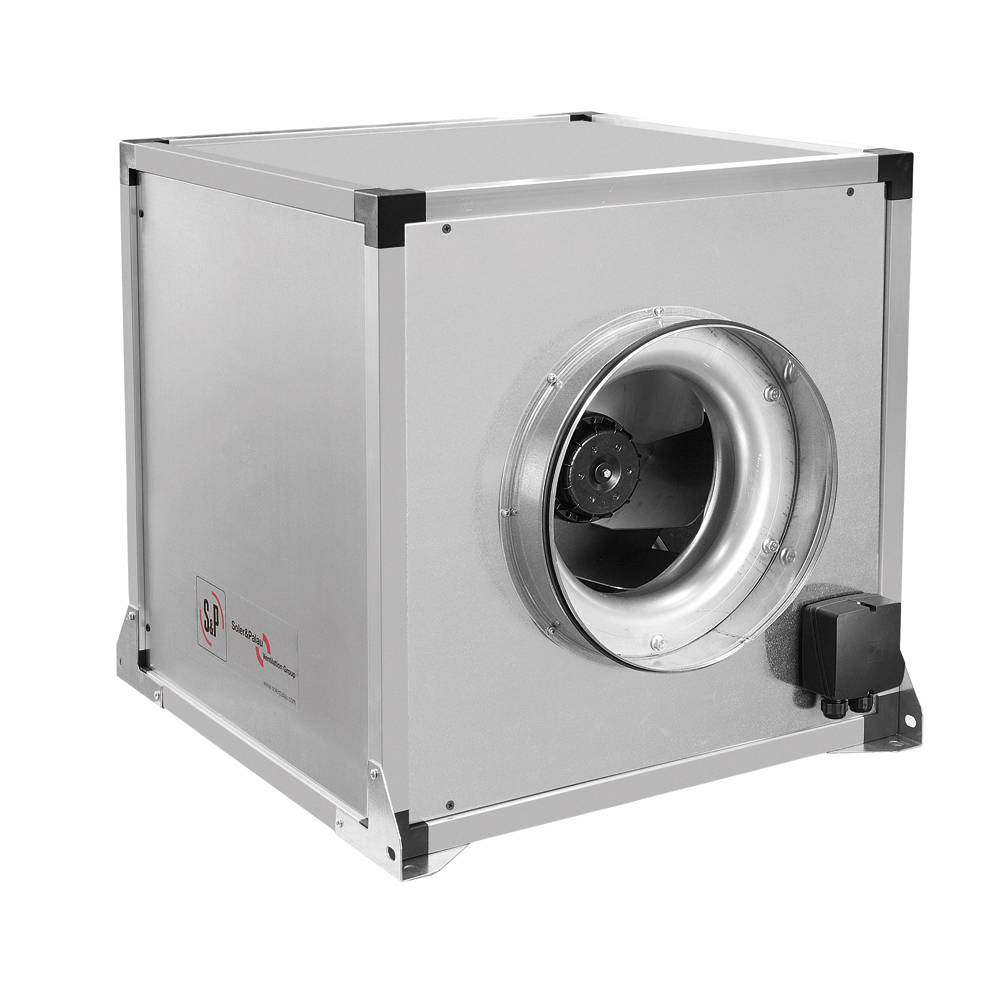 S&amp;P CVAB/4-6000/450 N D - Lüftungsbox, schallgedämmt, DN450 - 5137823500