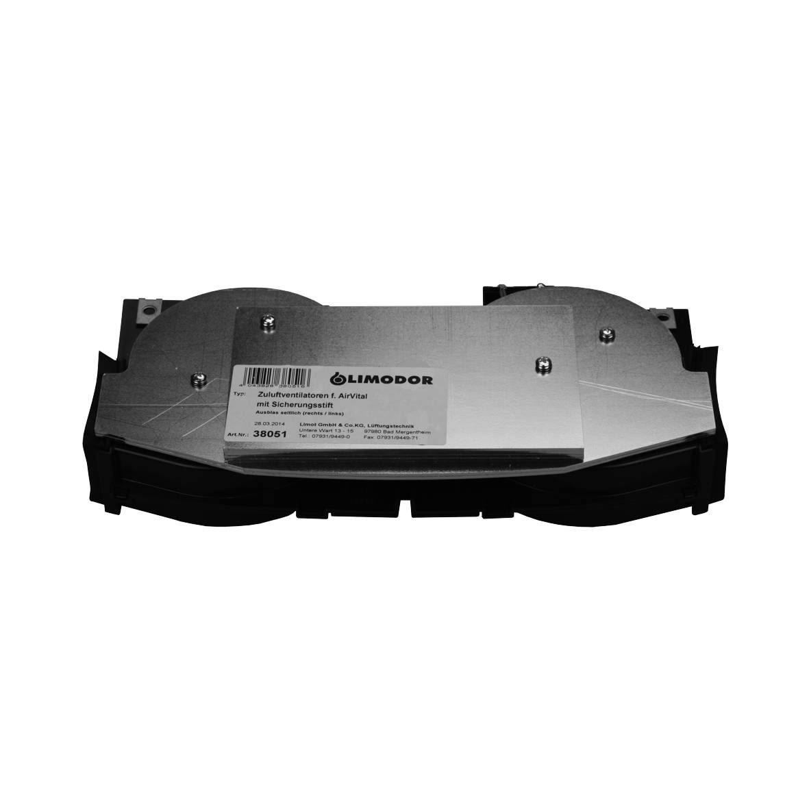 Limodor Zuluftventilator AirVital Ersatz Gbl.Einh. + Sicherung - Werksartikel-Nr: 38051