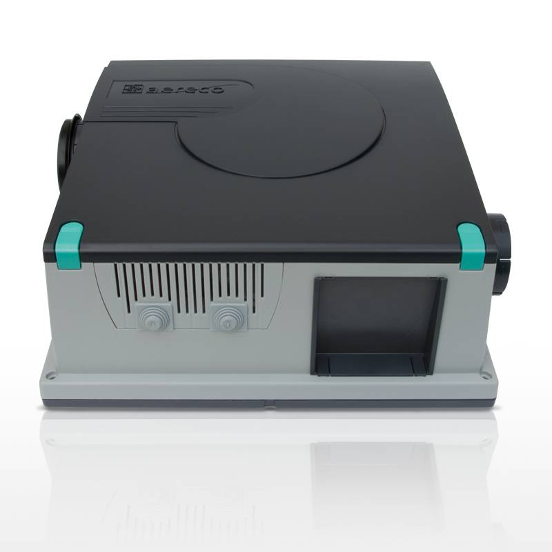 Speziallüfter für aereco System 80 m3/h VES 80 inkl. 2 x Anschlussstutzen DN 100 von Aereco - 160057