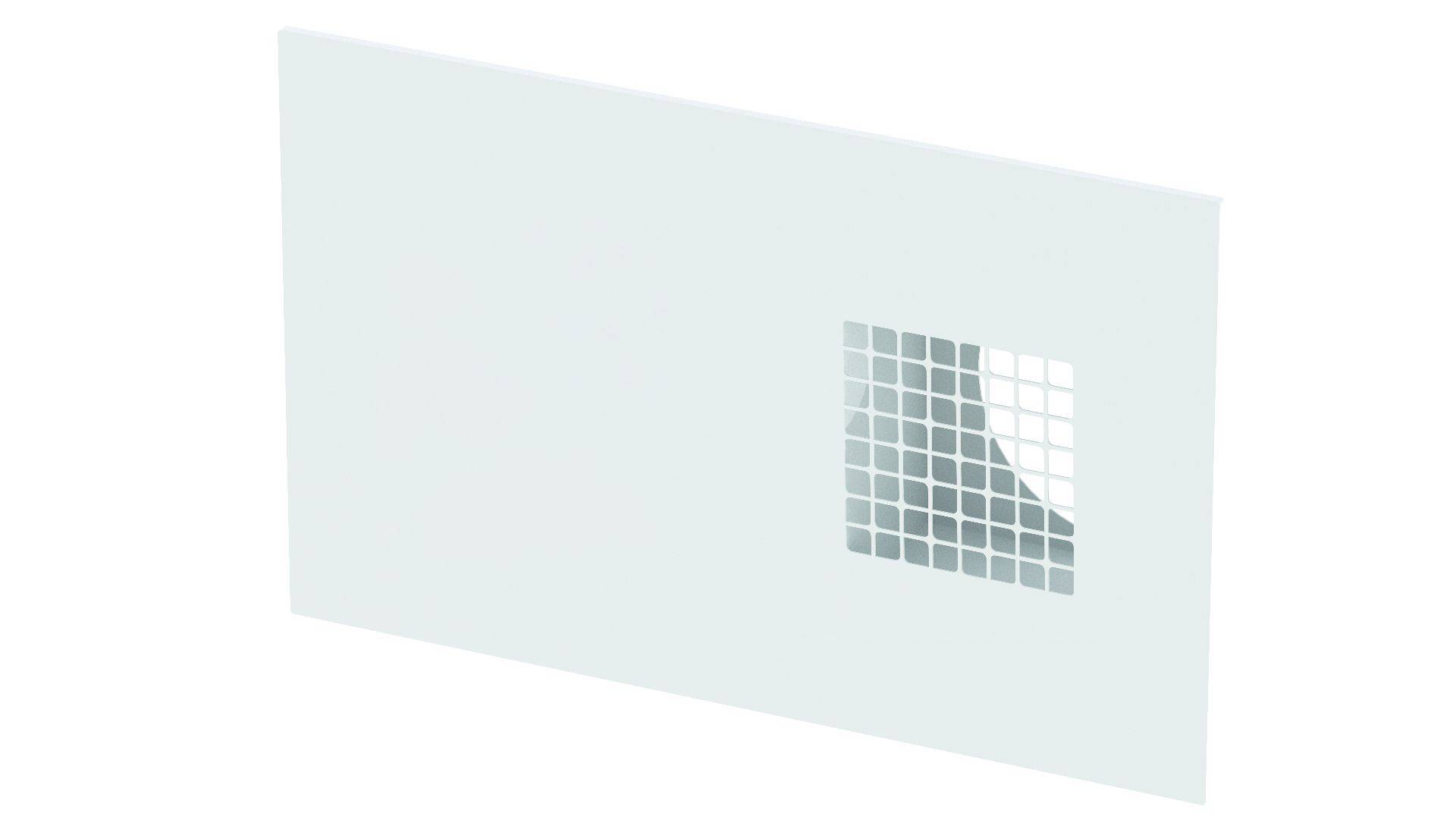 Kombi-Außenwandgitter ComfoEdge Dupla DN160, Außenluft links, weiß, RAL 9016 von Zehnder - 990430574