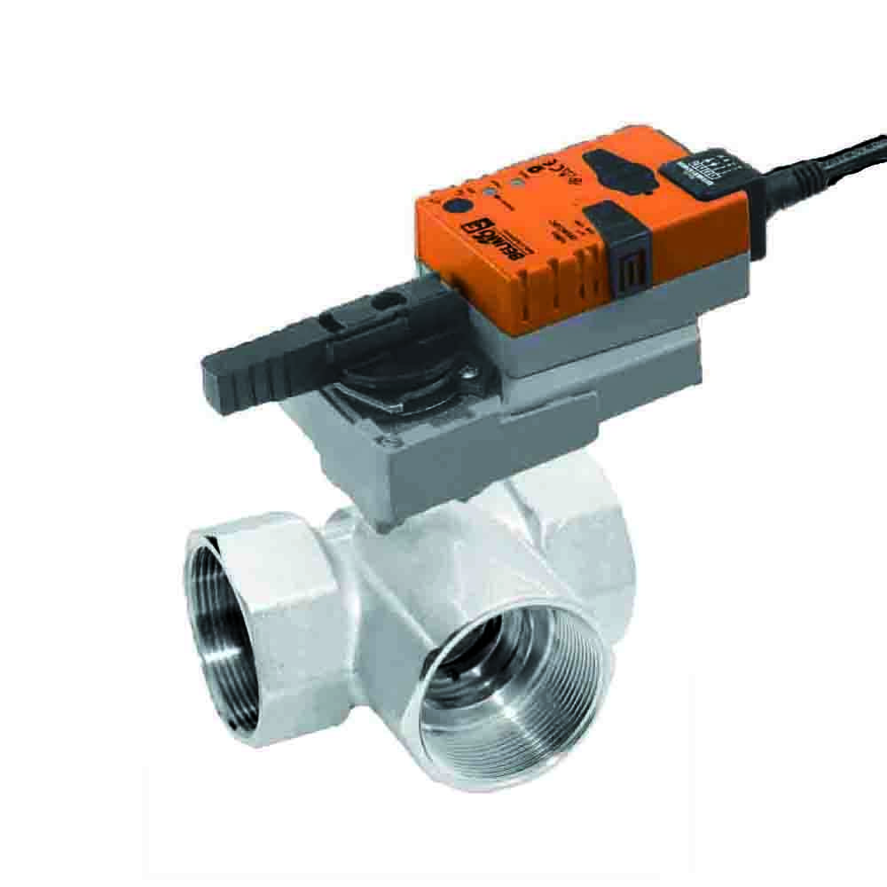 S&amp;P DWV 40-16 WF - Drei-Wege-Ventil mit Stellmotor - L012120903