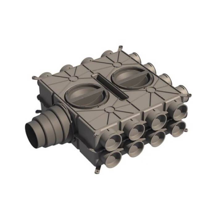 Luftverteiler DN 125 -180 Airbox Comfort 8 von Aereco - 360039