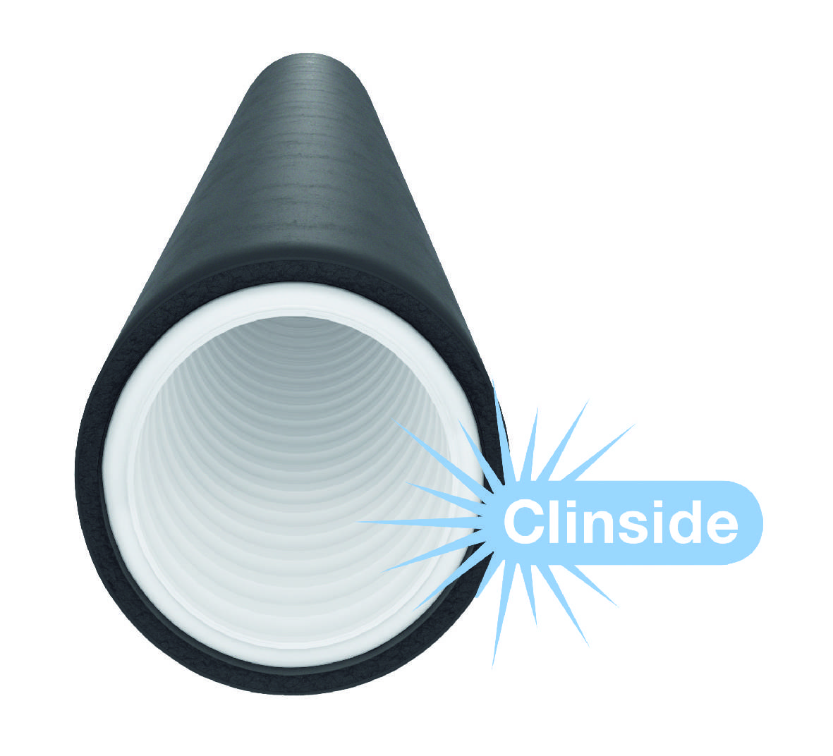 Lüftungsrohr ComfoTube Therm 90, DN90 da: 108 mm, 20 m, schw, gedämmt von Zehnder - 990328030