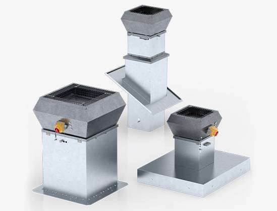 Dachlüftungsgeräte-Set akust. FDsockel 2 DVSA2S-A50.1 III von Aereco - 530976