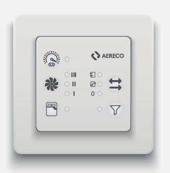 für Push &amp; Pull Lüftungsgeräte inkl. Rah LAD Advanced Steuerung von Aereco - 240009