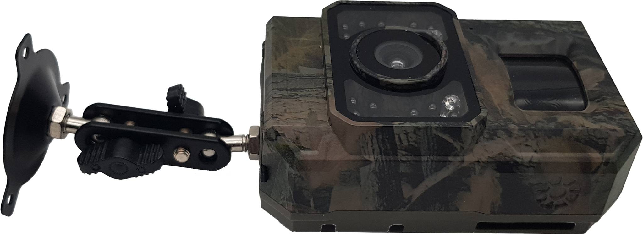 Berger + Schröter | Mini 48 MP Wildkamera mit Solarpanel, WiFi & Bluetooth, 18 Black-LEDs (940 nm), für Foto- und Videoaufnahmen in 1080p, App-Steue