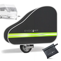 EVOCAMP Deichselabdeckung für Wohnwagen – Wasserdichte Anhängerdeichsel Abdeckung mit reflektierenden Streifen – Ideal für Anhänger, Pferde- & EVOCAMP Deichselabdeckung für Wohnwagen – Wasserdichte Anhängerdeichsel Abdeckung mit reflektierenden Streifen – Ideal für Anhänger, Pferde- &