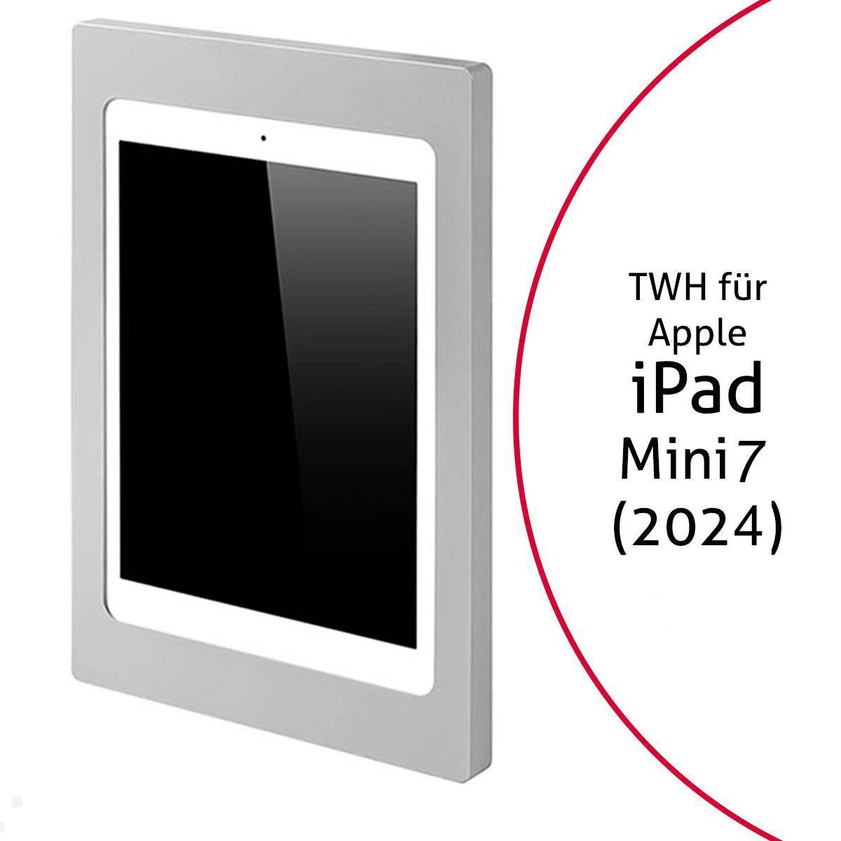TabLines TWH064S Tablet Wandhalterung für iPad Mini 7 (A17 Pro), silber