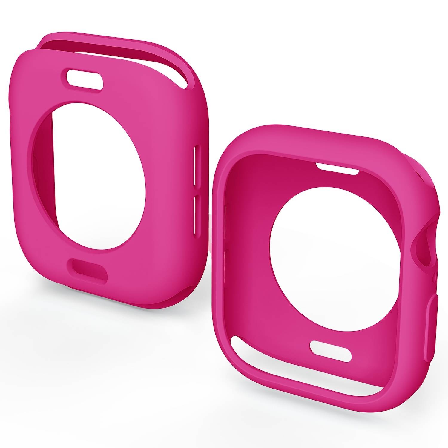Für Apple Watch Series 11 / 10 42mm Candy Design Smart Watch TPU Gehäuse Hülle Pink