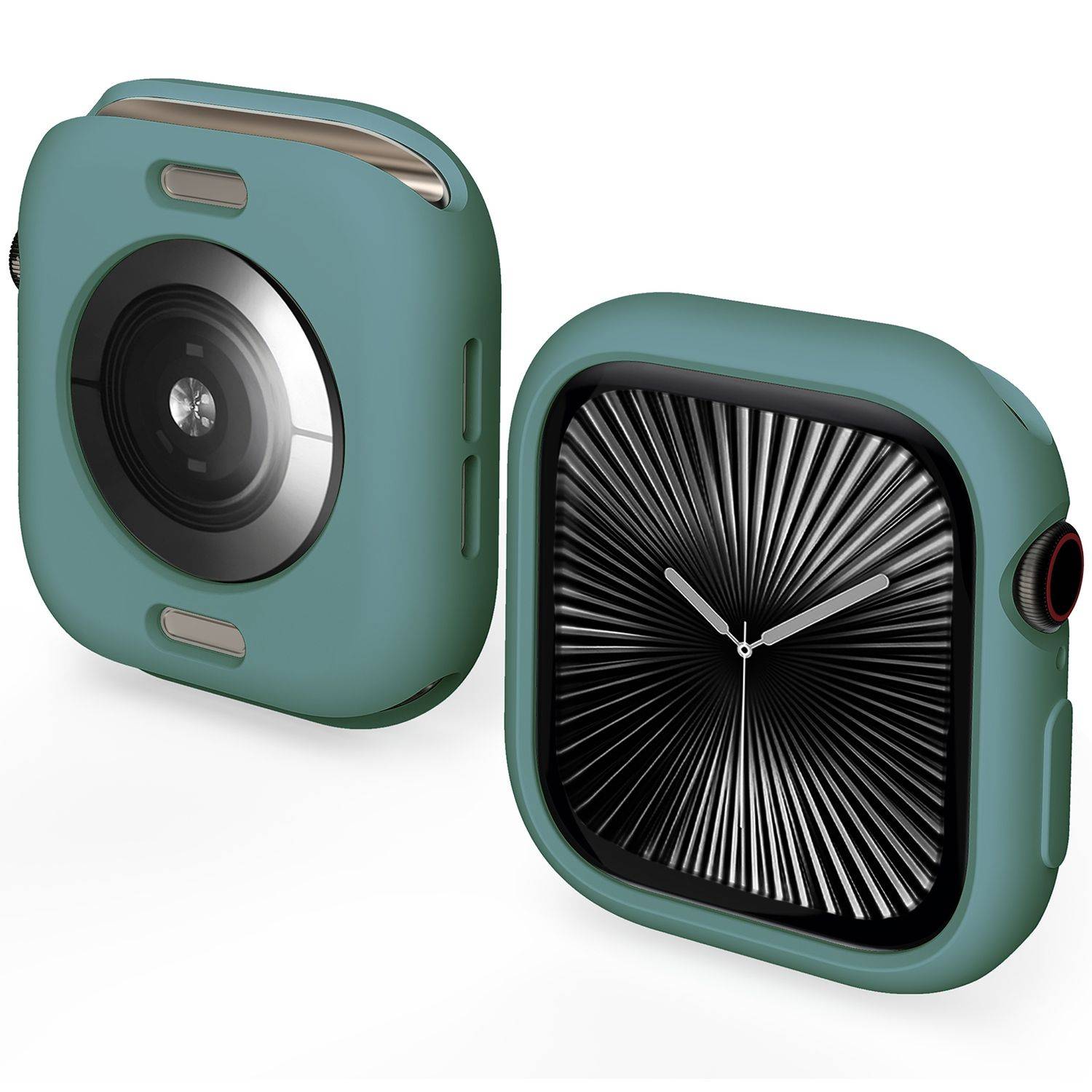 Für Apple Watch Series 10 46mm Candy Design Smart Watch TPU Gehäuse Hülle Hellgrün