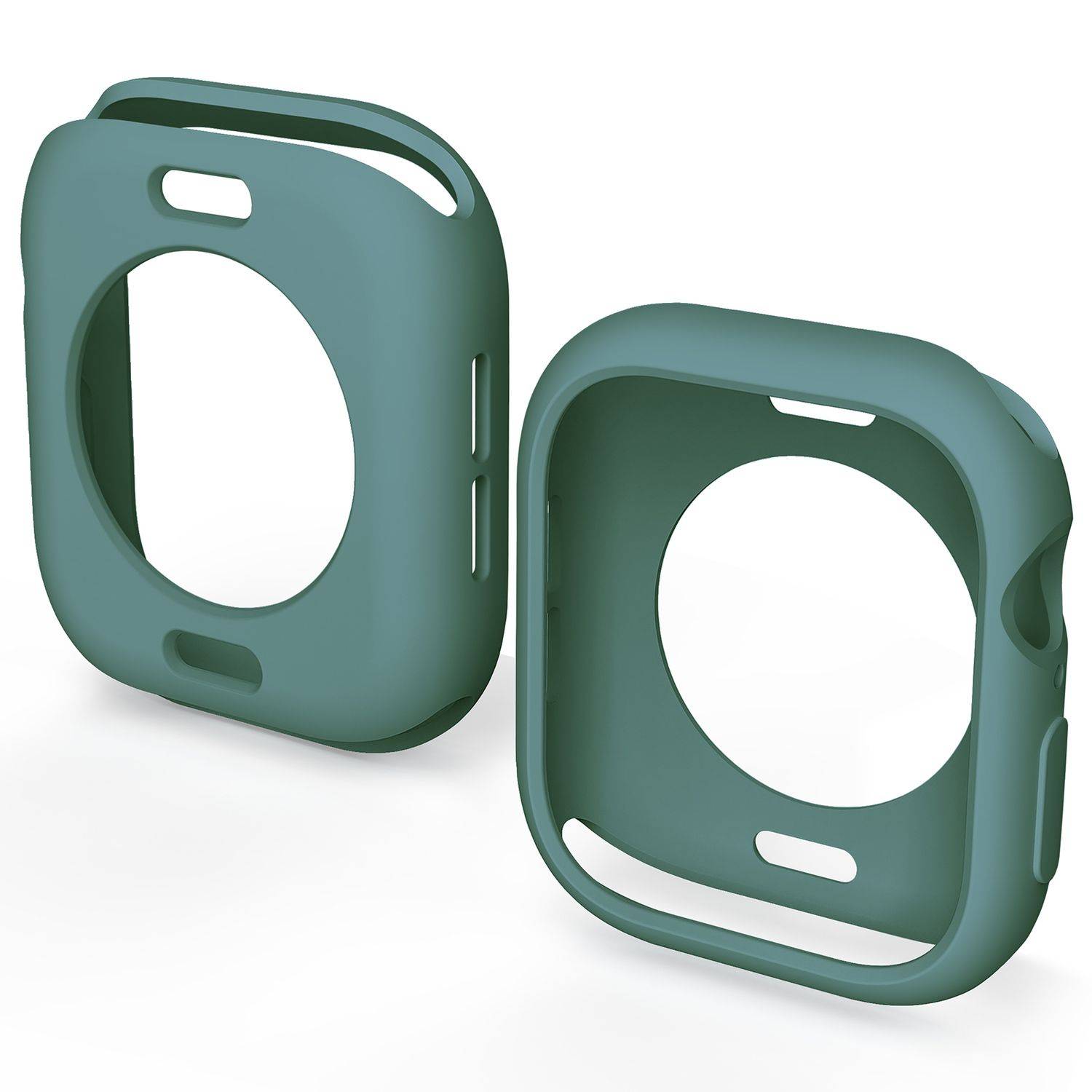 Für Apple Watch Series 10 46mm Candy Design Smart Watch TPU Gehäuse Hülle Hellgrün