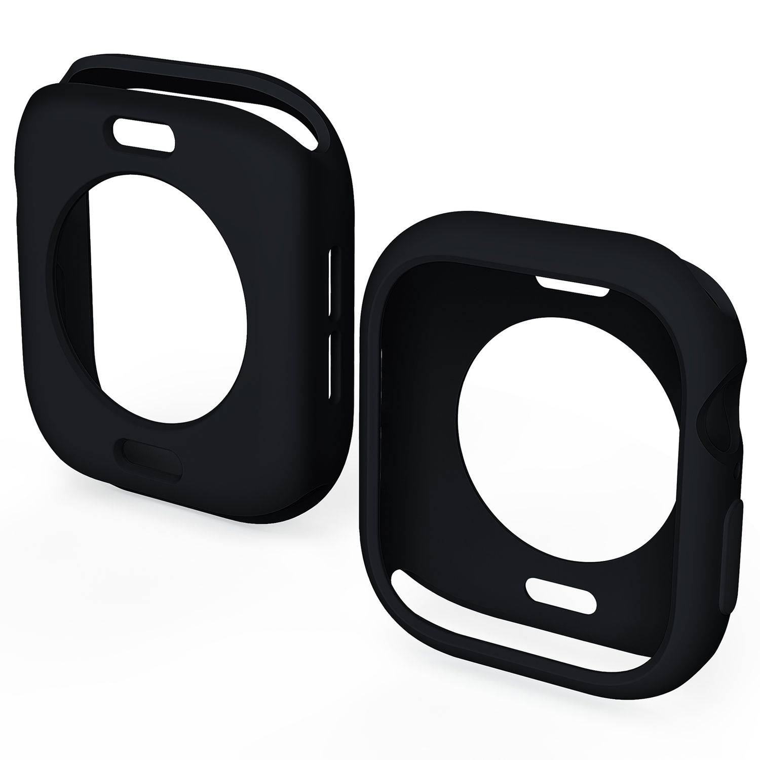 Für Apple Watch Series 10 42mm Candy Design Smart Watch TPU Gehäuse Hülle Schwarz