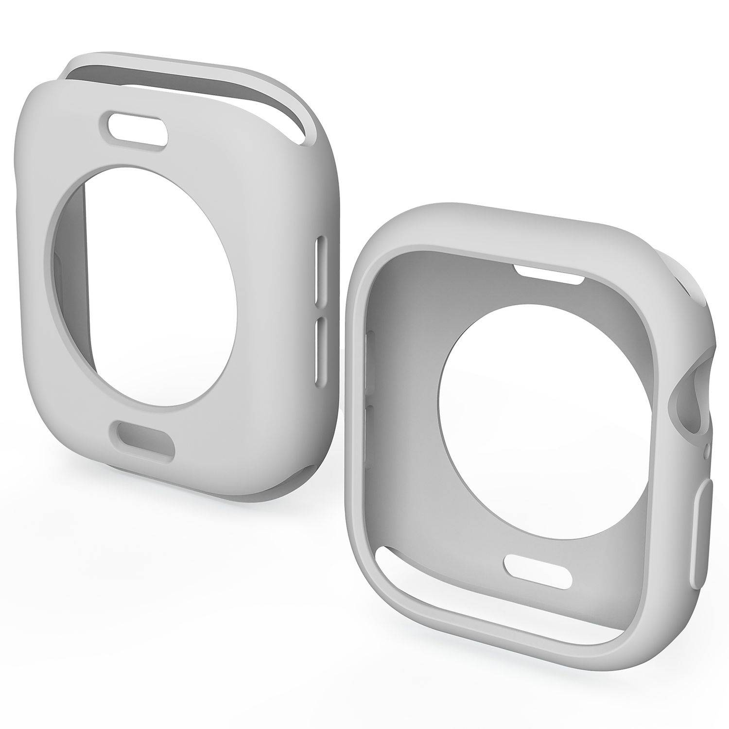 Für Apple Watch Series 10 42mm Candy Design Smart Watch TPU Gehäuse Hülle Grau