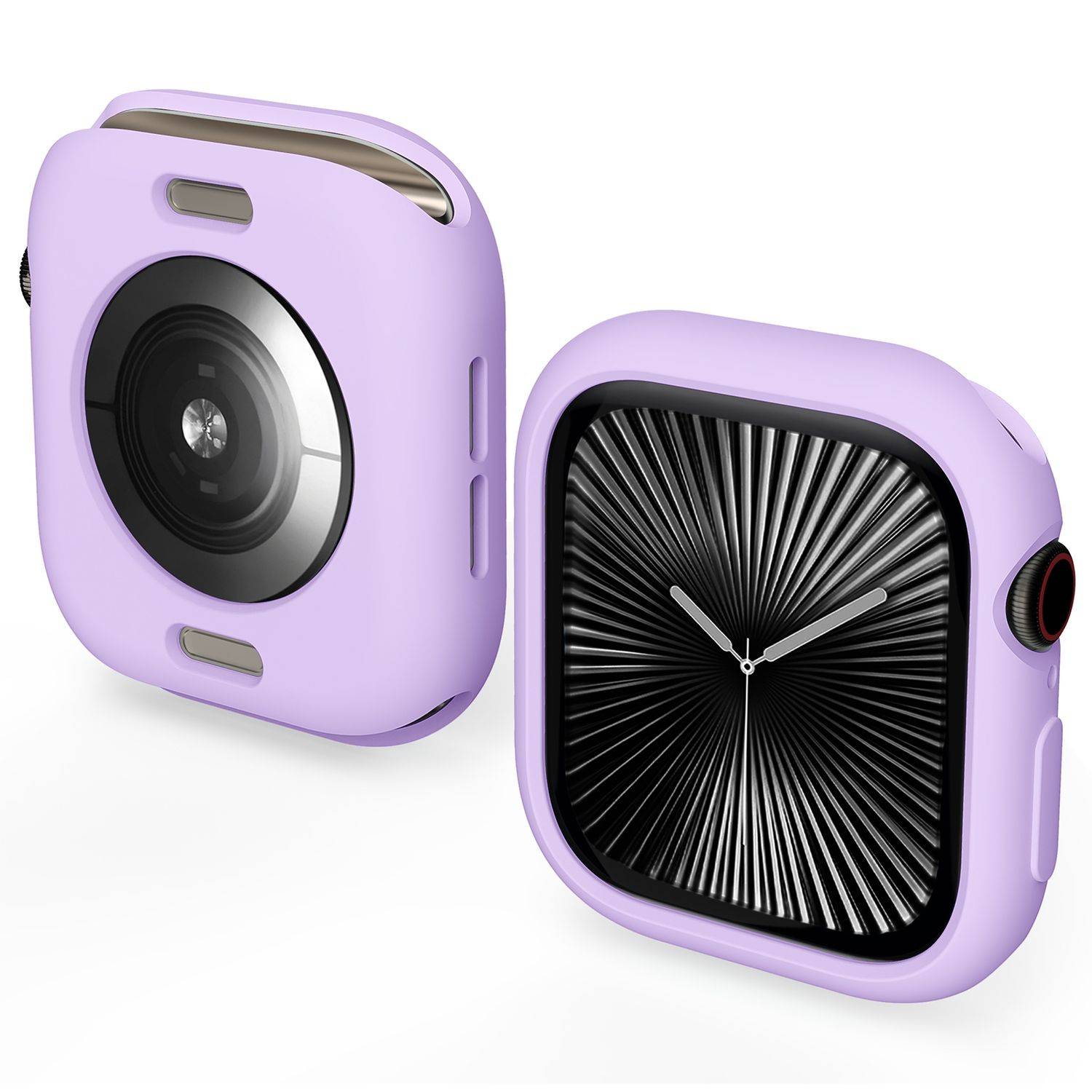 Für Apple Watch Series 10 42mm Candy Design Smart Watch TPU Gehäuse Hülle Lila