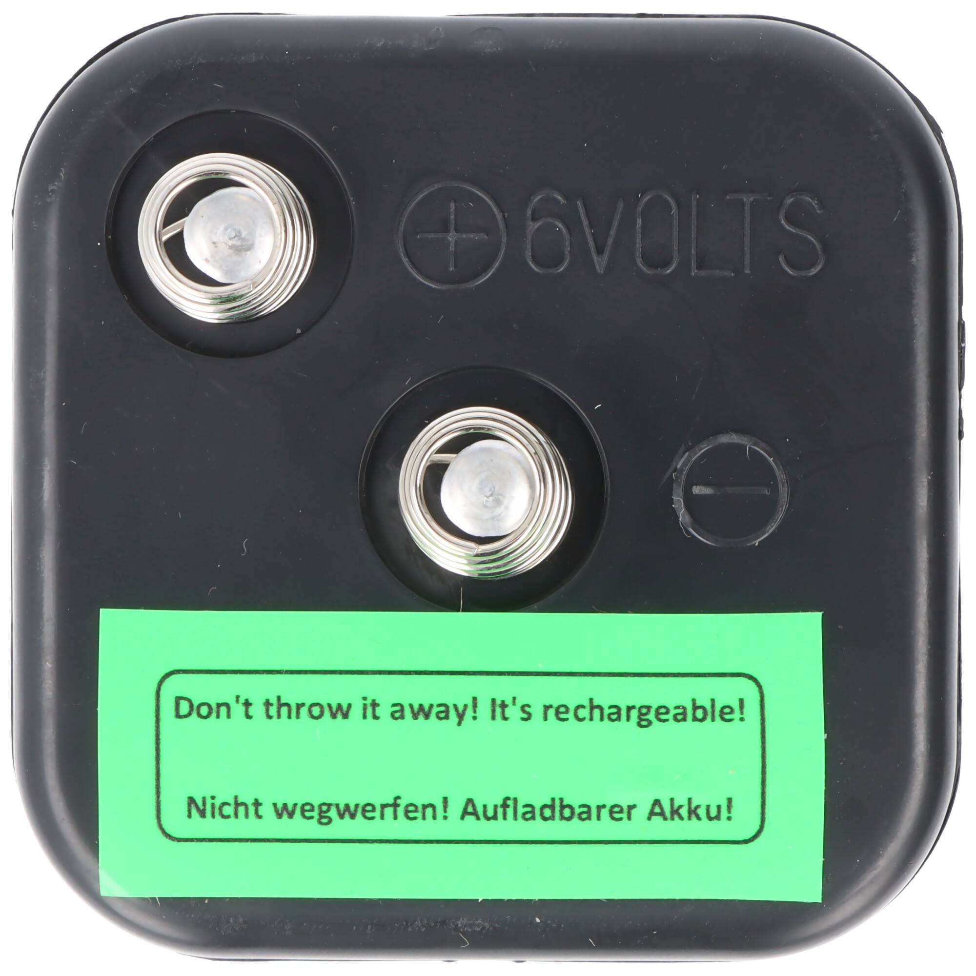 4R25 LiFePo4 Akku, aufladbarer 4R25 Akku mit 6 Volt Spannung und 10Ah Kapazität, verwendbar von -20 Grad bis +50 Grad, m