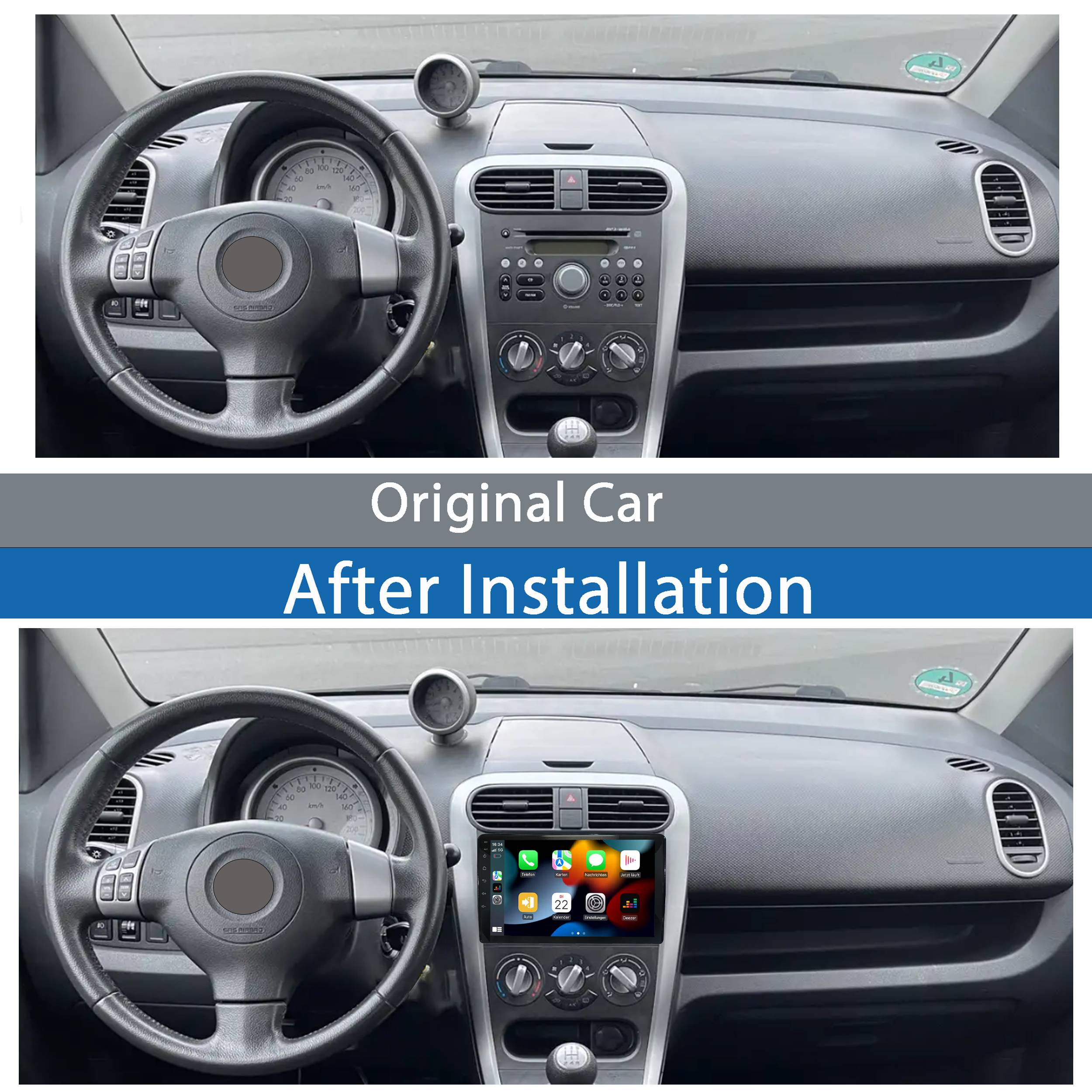 Für Suzuki Splash 9" Touchscreen Android Autoradio GPS Navigation CarPlay