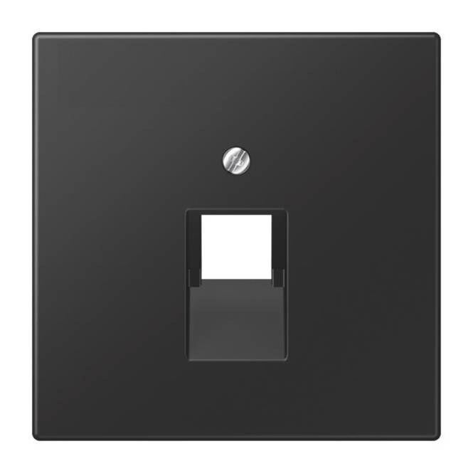 Jung Abdeckung LS969-1UASWM f.IAE/UAE-Anschlussdose schwarz Install.Baumaterial Schaltermat/Geb.Steu