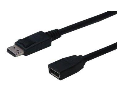 DIGITUS DisplayPort Verlängerungskabel DP 2m 8K schwarz Multimedia-Technik Displayport-Kabel