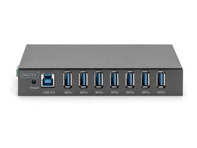 DIGITUS USB 3.0 Hub 7-Port Indust Line Eingabe / Ausgabe Dockingstations und Hubs