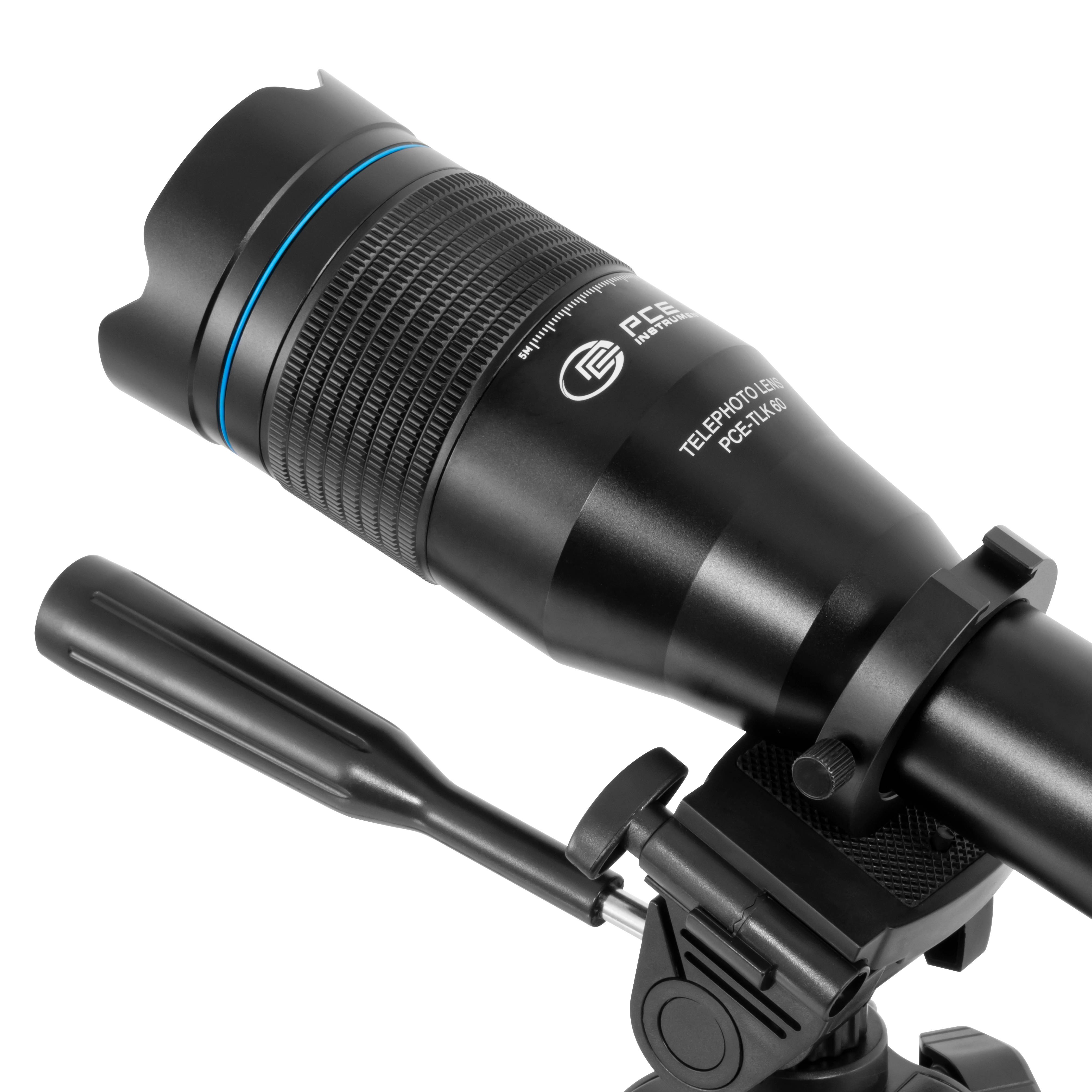 PCE Instruments Handy Objektiv PCE-TLK 60 Vergrößerung 60x |Fokussierbereich 5m - ∞ |Stativ bis 116cm |Aluminium Gehäuse