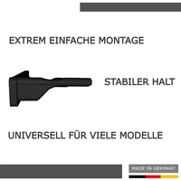 TronicXL Wandhalterung Wand Halterung z. B. für Dewalt Akkuschrauber 18V DCD777S2T DCD771C2 DCD796N Werkzeughalter TronicXL Wandhalterung Wand Halterung z. B. für Dewalt Akkuschrauber 18V DCD777S2T DCD771C2 DCD796N Werkzeughalter