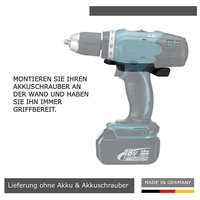 TronicXL Wand Halterung Halter Akkuschrauber Akkubohrer Wandhalterung z. B. für WORX 20V WX371 WX175.1 Werkzeughalter TronicXL Wand Halterung Halter Akkuschrauber Akkubohrer Wandhalterung z. B. für WORX 20V WX371 WX175.1 Werkzeughalter