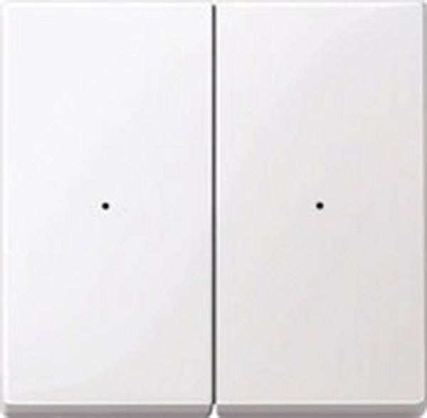 Merten Wippen f.Taster- MEG5220-0319 Modul 2f polarweiß glänzend Install.Baumaterial Schalter