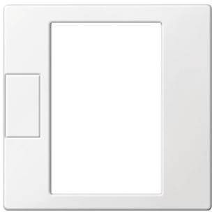 Merten Zentralplatte MEG5775-0319 f.RTR+Touch-Display polarweiß gl. Sys.M Install.Baumaterial