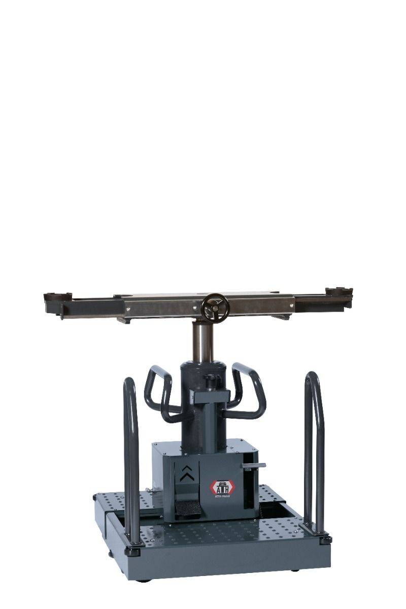 ATH ATH DGHT 13 Lufthydraulischer 13t Grubenheber mit Teleskopzylinder 13000kg inkl. Traverse für universale Fahrzeugaufnahme