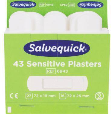 Salvequick Pflaster sensible 6943 Allergiker 43 St./Pack.