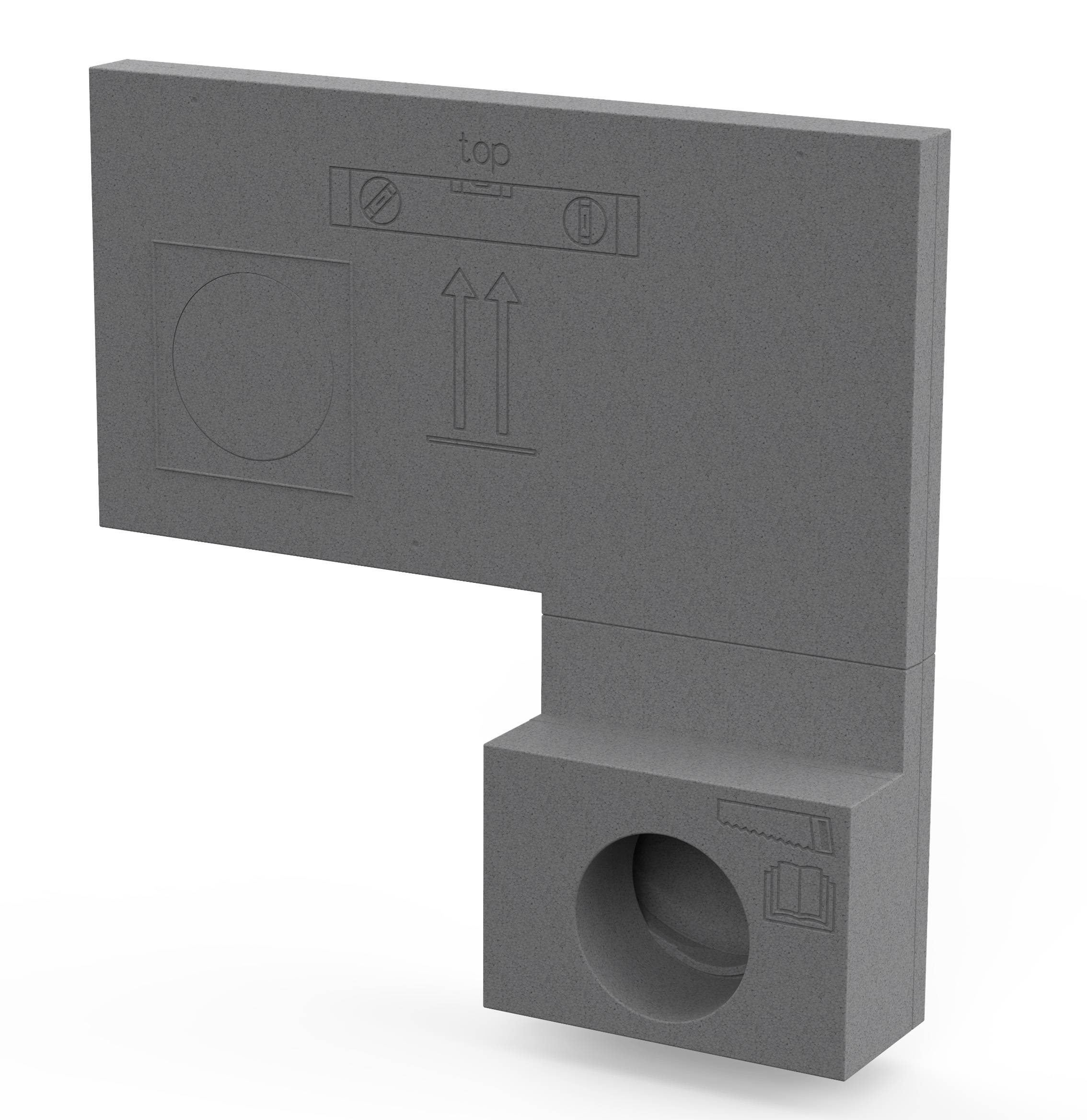 Pluggit iconVent - Fassade Abschluss - ICVZ60FA