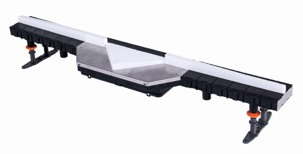 Pluggit Bodenwanne für Fußbodenaufbau Kunststoff, Shadow - PL220