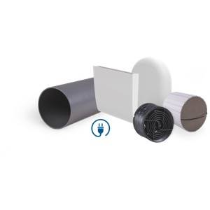 Pluggit iconVent 165 - Basis Komplettset - ICV165K