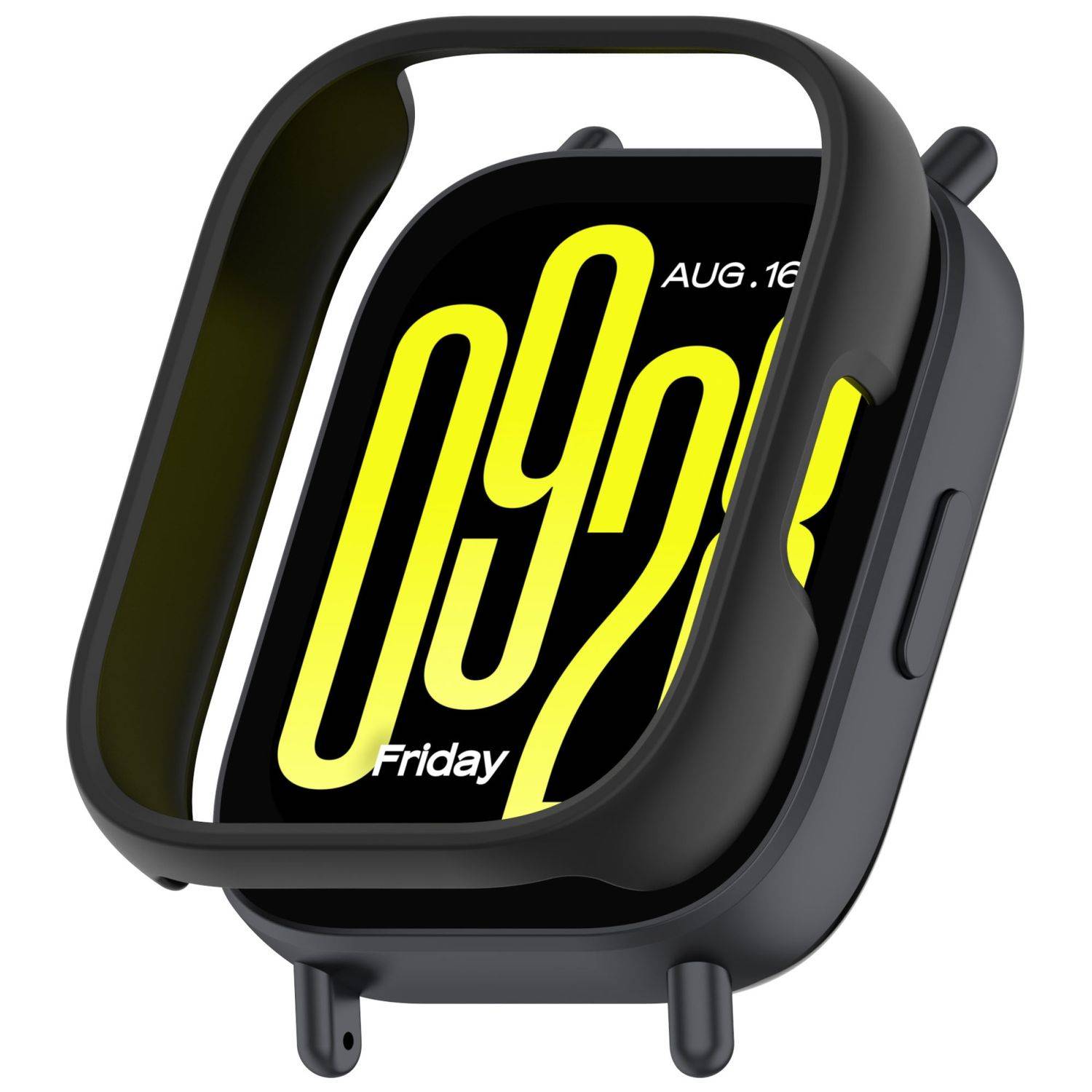 Für Xiaomi Redmi Watch 5 Lite Kunststoff Schutz Hülle Case Gehäuse Design Schwarz