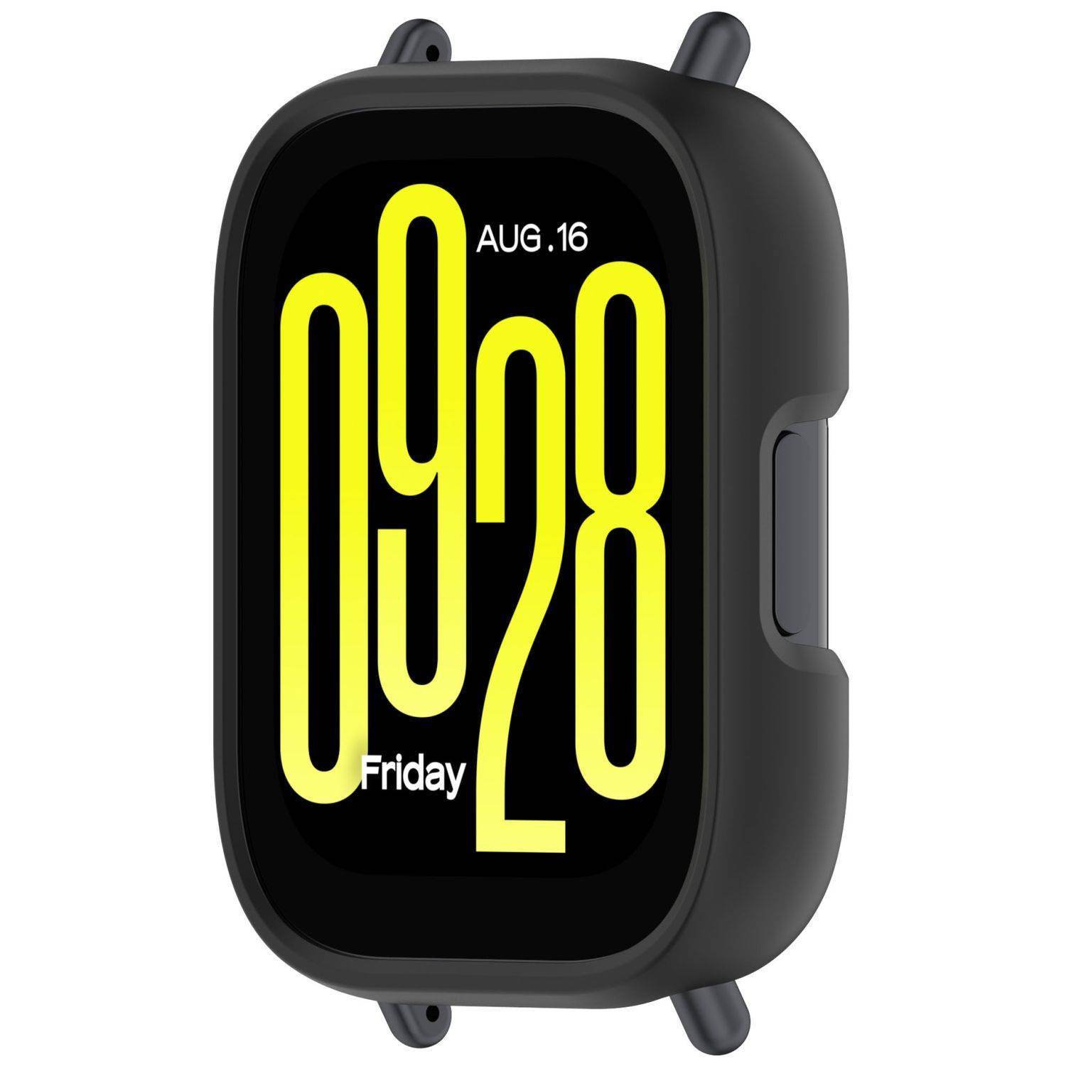 Für Xiaomi Redmi Watch 5 Active Kunststoff Schutz Hülle Case Gehäuse Design Schwarz