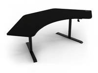 Arozzi Gaming-Tisch Arena Angelo PureBlack 135°-225x102cm1/2