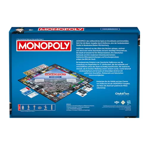 Monopoly - Heilbronn Brettspiel Gesellschaftsspiel Spiel Cityedition Stadtedition Monopoly - Heilbronn Brettspiel Gesellschaftsspiel Spiel Cityedition Stadtedition