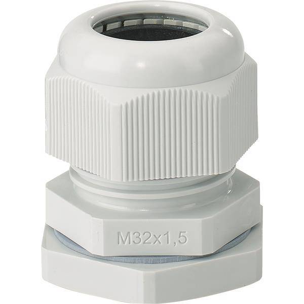 HENS Anbau-Kabelstutzen AKM32 M32 mit Zugentlastung IP65 650C Industriematerial Verbindungstechnik