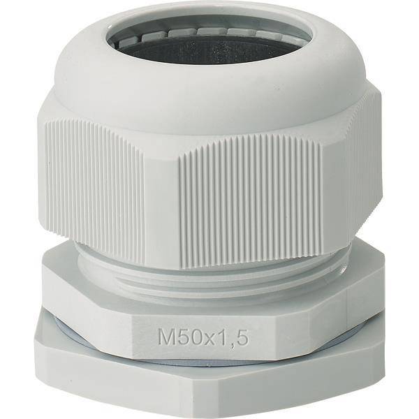 HENS Iso-Verschraubung m. AKM50 Gegenmutter metrisch m. Zugentlastung Industriematerial