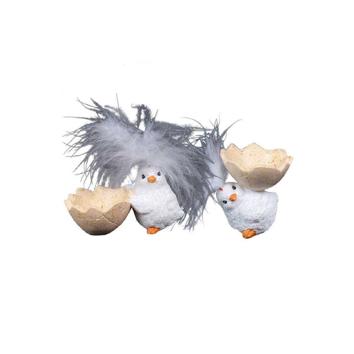 300185 - Küken "Chip oder Chap" Eierbecher , nur 1 Eierbecher, 4 - 5 cm