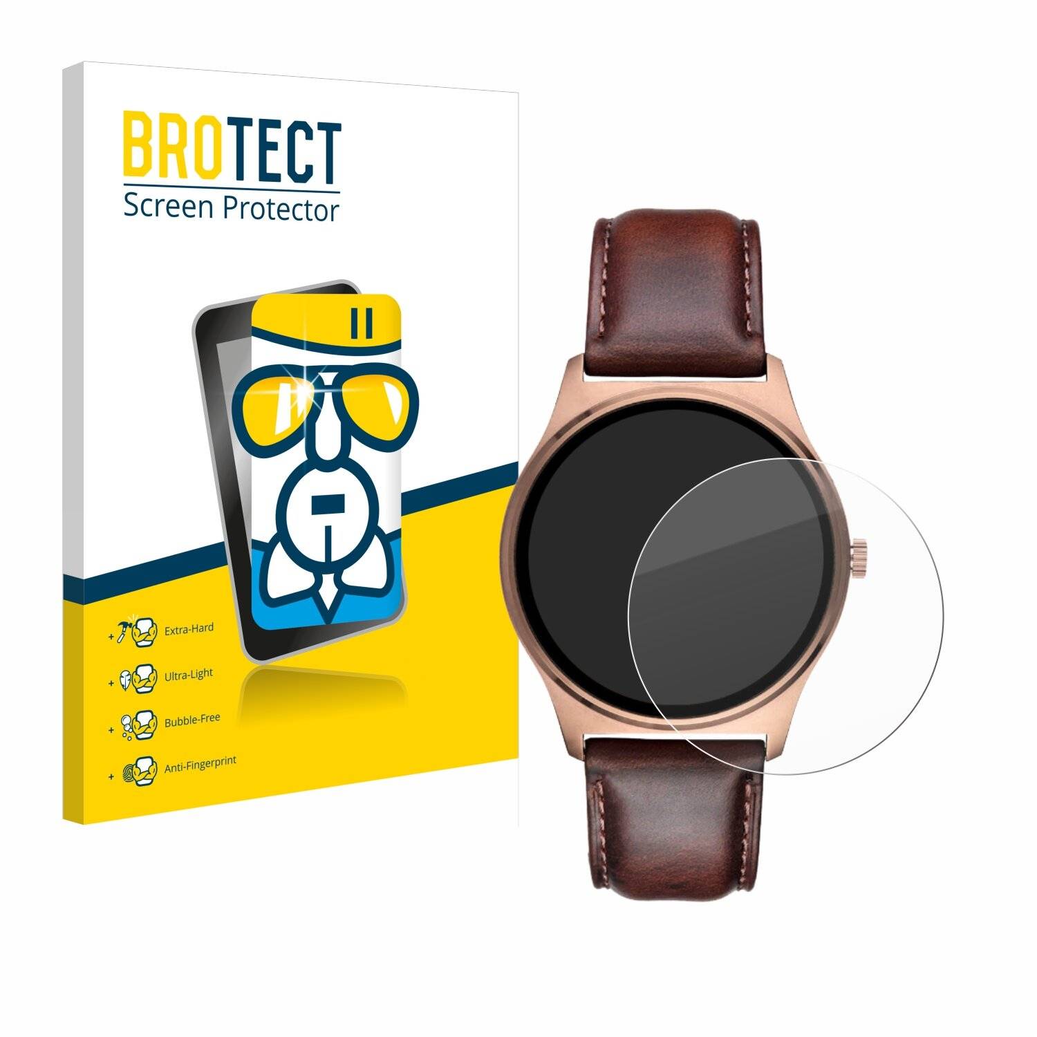 BROTECT AirGlass Glas Panzer-Folie für Xcoast QIN XC Pro -