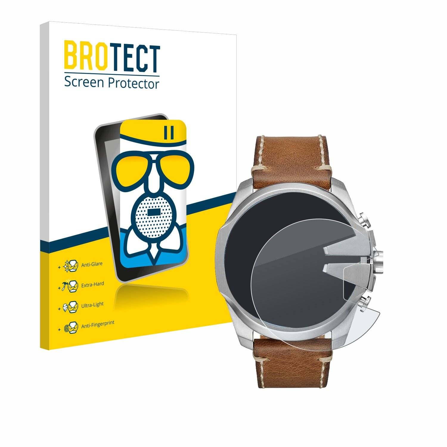 BROTECT AirGlass Matt Glas Panzer Folie für Diesel Mega