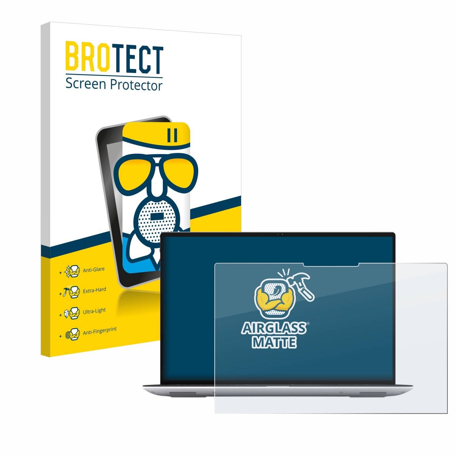 BROTECT AirGlass Matt Glas Panzer Folie für Dell Precision 5480