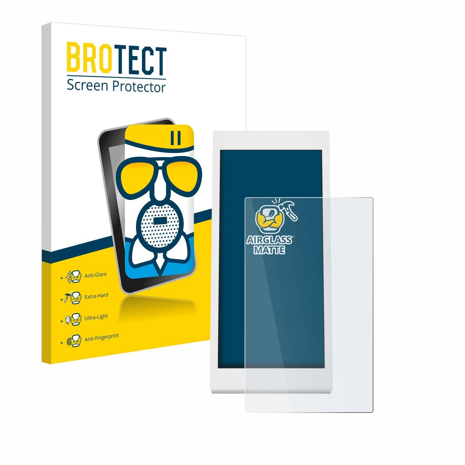 BROTECT AirGlass Matt Glas Panzer Folie für WetterOnline