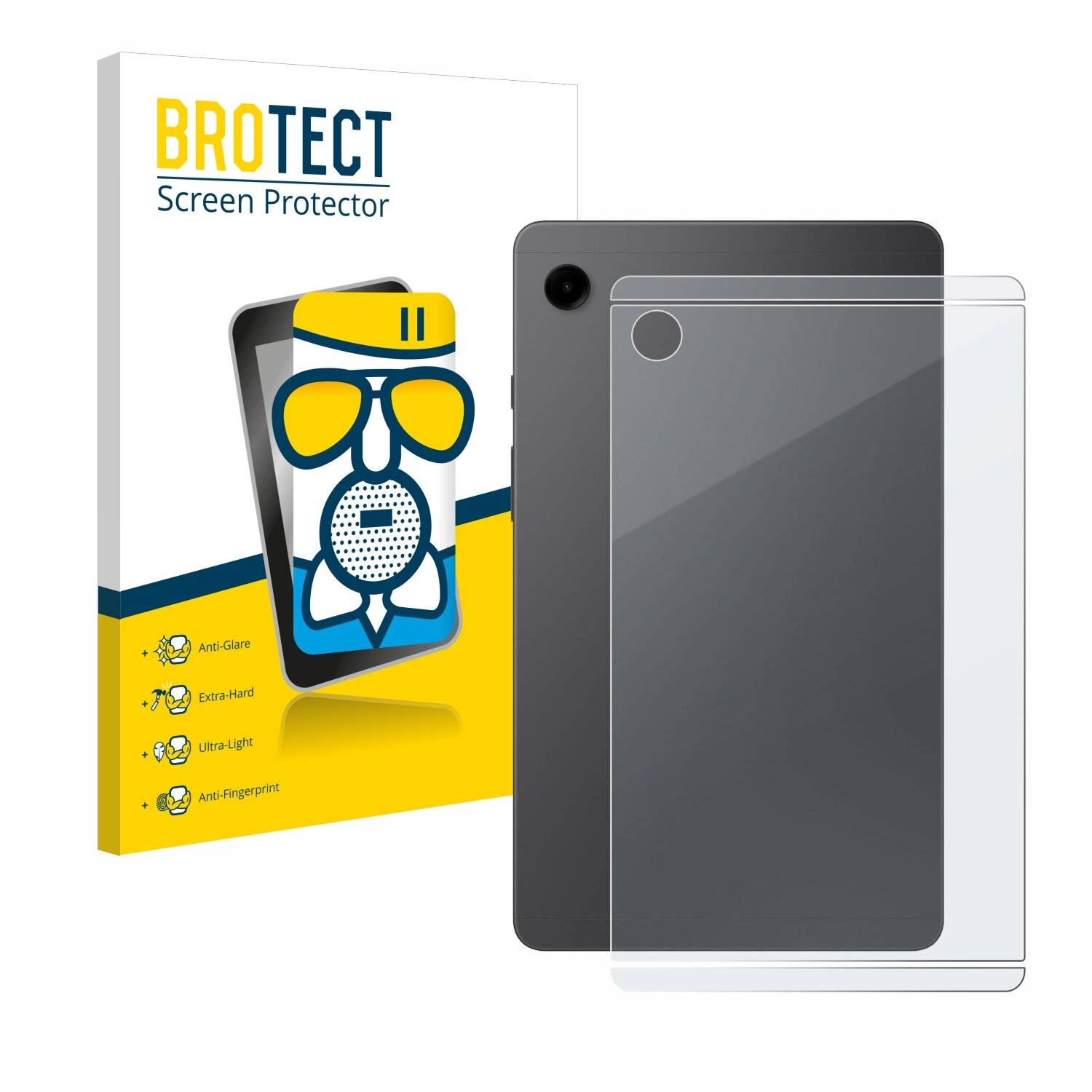 BROTECT AirGlass Matt Glas Panzer Folie für Samsung Galaxy Tab A9 WiFi
