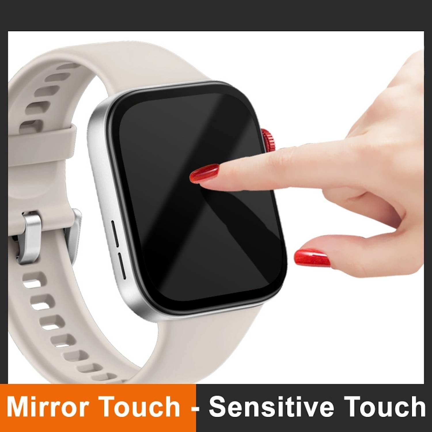 Für Xiaomi Redmi Watch 5 Lite Plexiglas HD Display Schutz Folie Transparent
