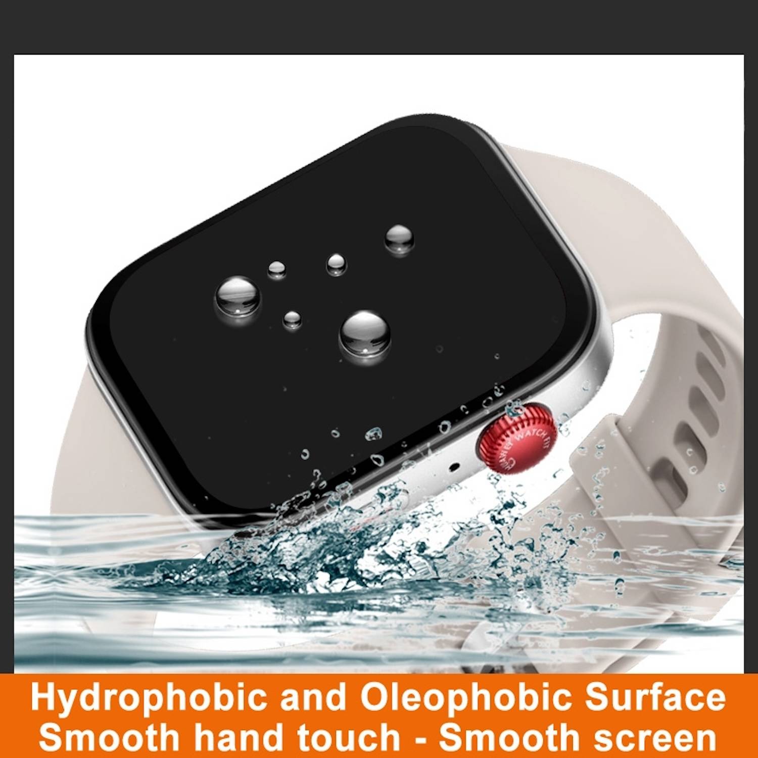 Plexiglas Schutzfolie für Xiaomi Smart Band 10 Pro / 9 Pro HD Display Full