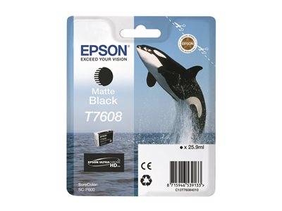 EPSON T7608 ink cartridge matte black Drucken, Scannen & Verbrauchsmaterial Verbrauchsmaterialien