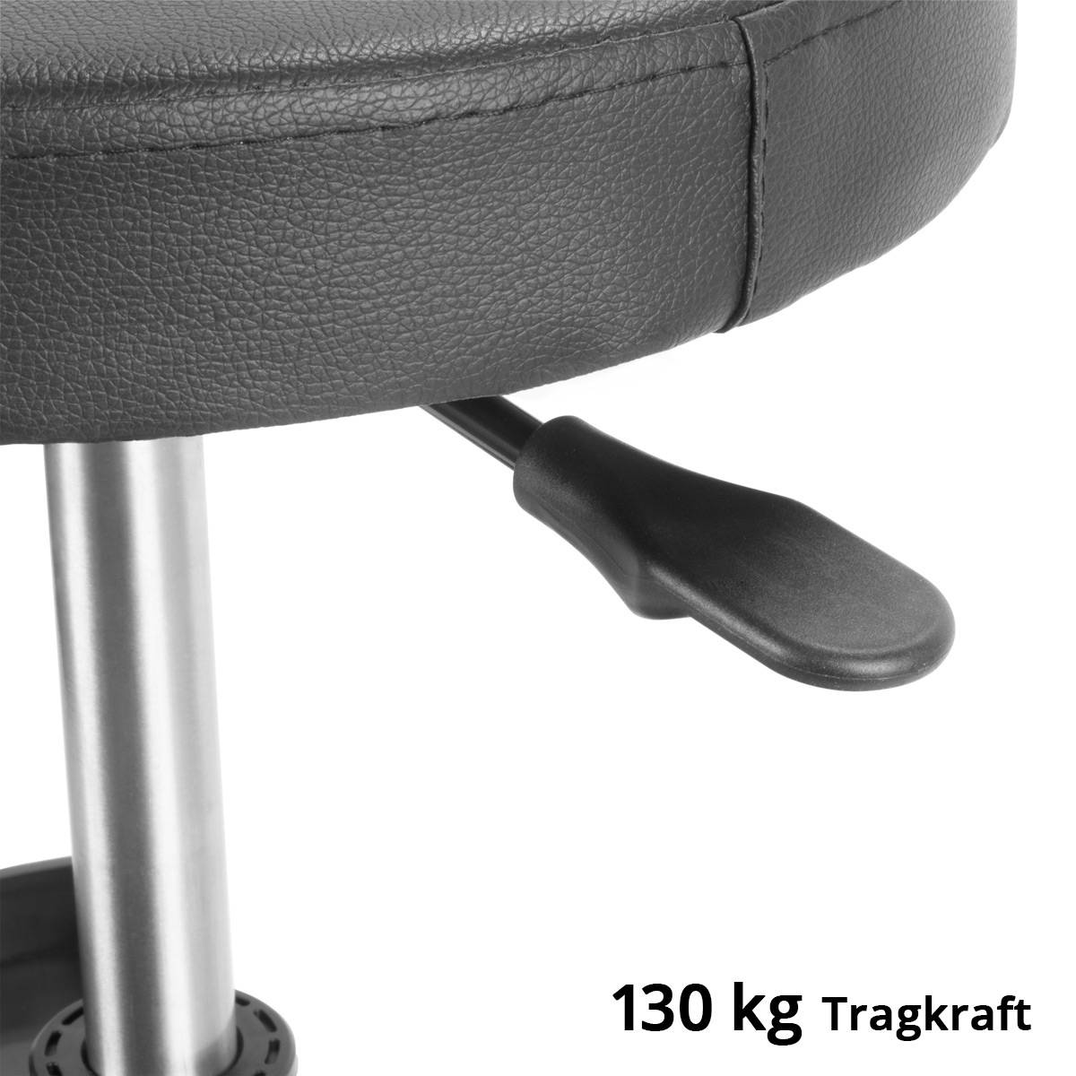 STAHLWERK Werkstatthocker WRH-295 ST mit 130 kg Tragkraft Werkstattsitz